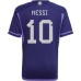 Seconda Maglia Argentina Mondiali 2022 Lionel Messi 10